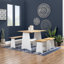 Table en bois massif Belinda-1946889660