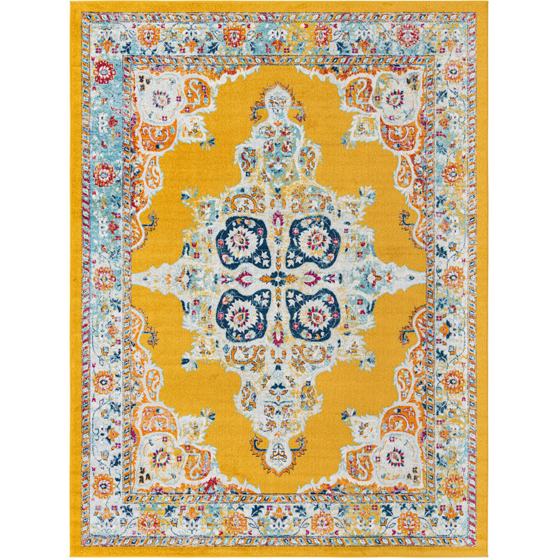 Mirveta Oriental Indoor Rug, Rectangle 9' x 12'
