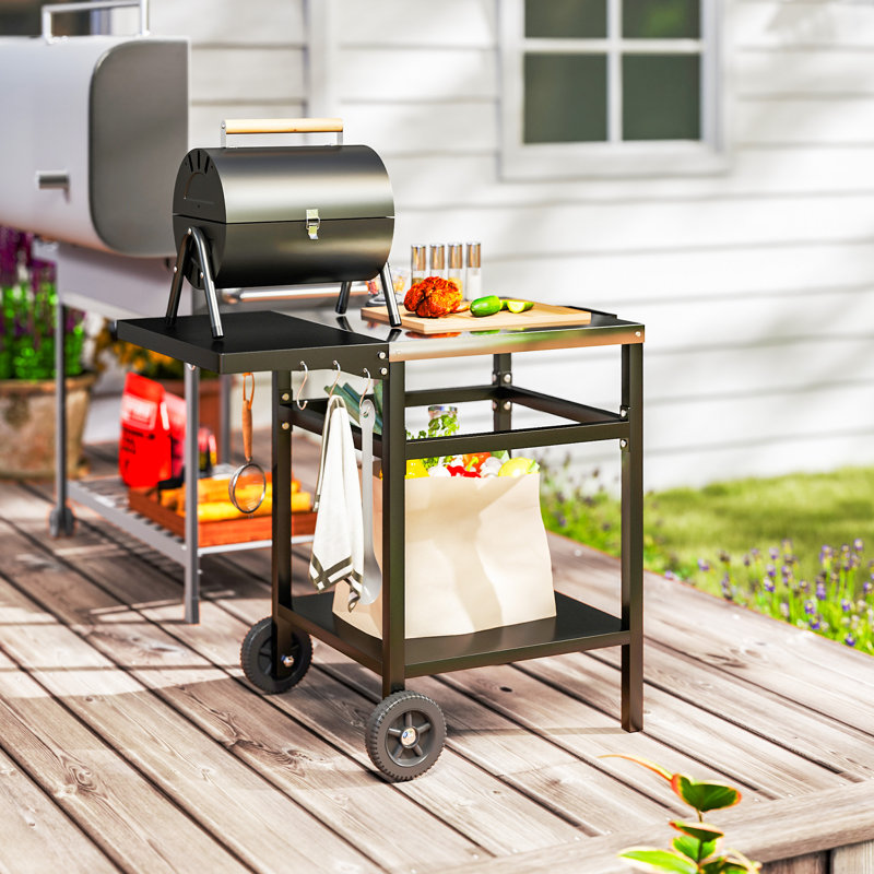 76cm H x 91cm W BBQ Trolley