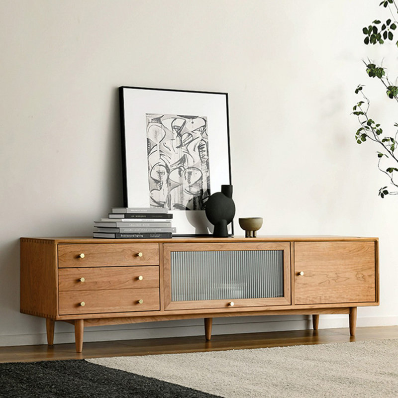 Modern Walnut Solid Wood TV Stands