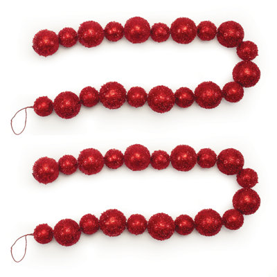 Beaded Ball Ornament String Garland