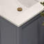 Meuble-lavabo double 60 po avec plateau en quartz blanc Rooh-101808829-101808827