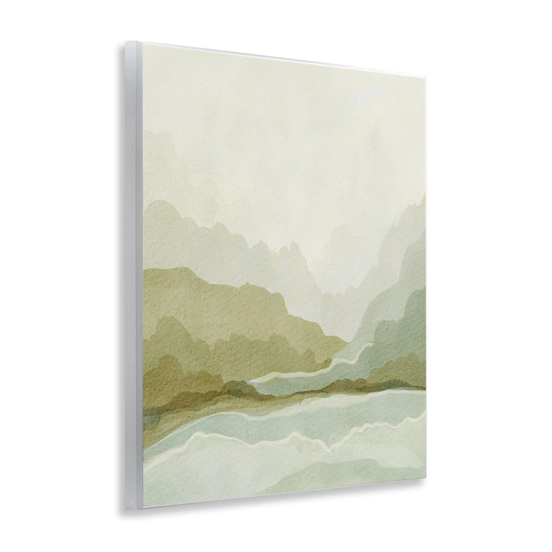 «Misty Faded Landscape Wall Art» par Nikita Jariwala
