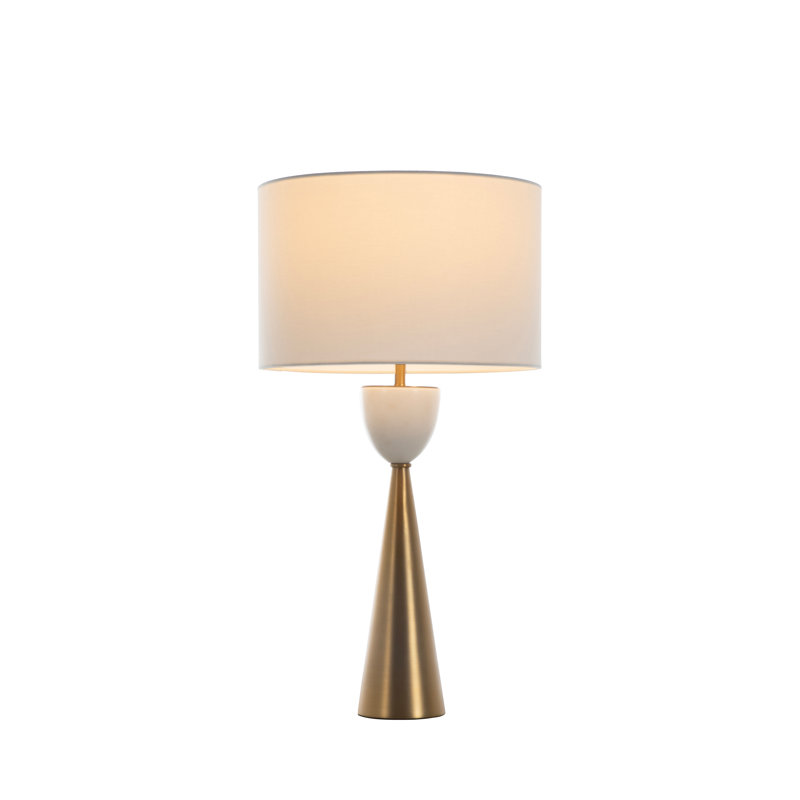 Rome Table Lamp - White, White