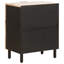 50cm W Solid Wood Bedside Table-1775990947