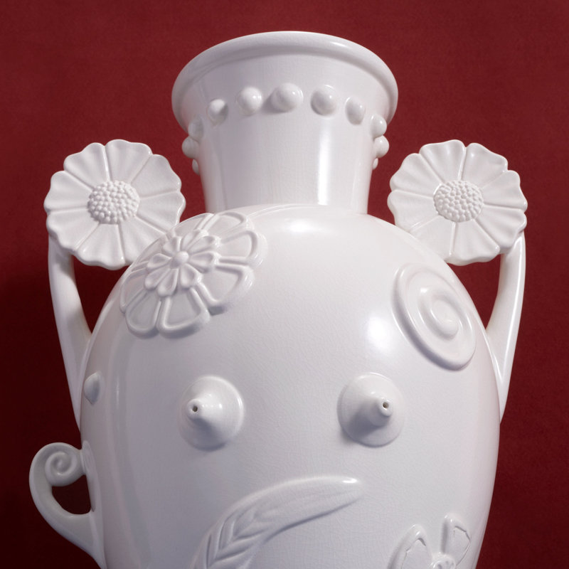 Pantheon Persephone Vase - White, White