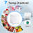   BacklD 3.5 Cu.Ft. Chest Freezer, Deep Freezer with Quick Freezing System & Adjustable Thermostat- Low Noise Freezer with Removable Basket for Homes, Garages & Basements, White