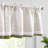 Rod Pocket Double Layer Window Valance (Set Of 2)-136465226-136465230