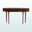 Console ovale 2 tiroirs Leyna