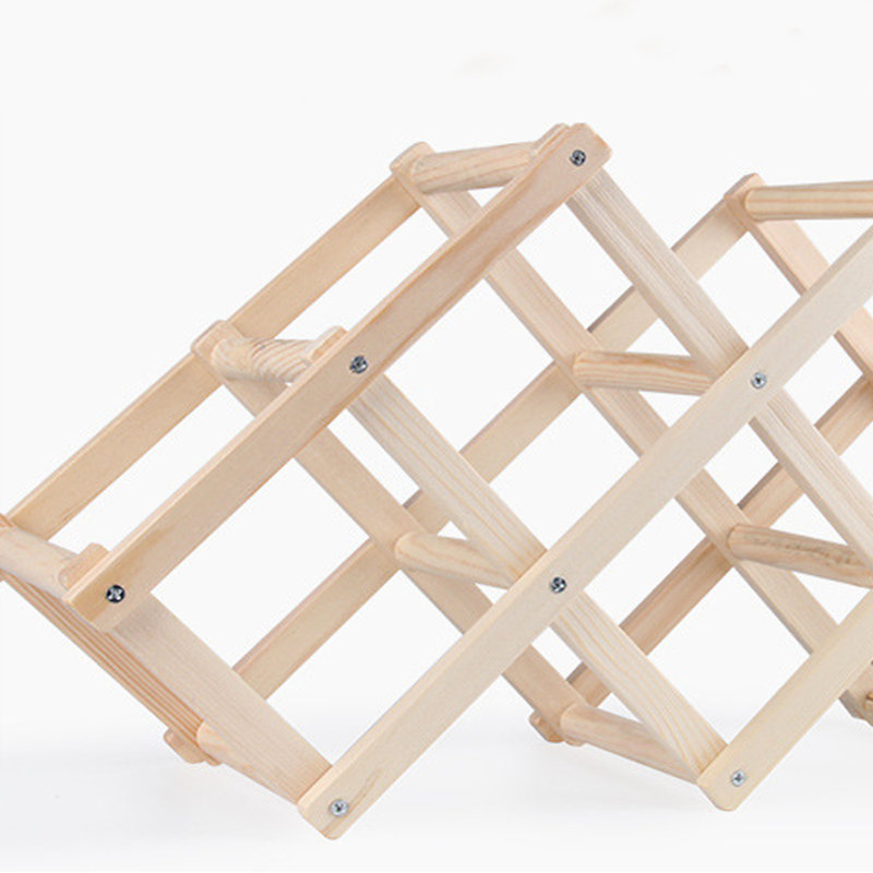 Schmitz Tabletop Wine Bottle Rack, Natural
