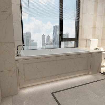 59'' x 27.5'' Drop-In Soaking Acrylic Bathtub