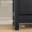 Armoire de rangement Farmhouse avec tiroir et tablette réglable, armoire de cuisine avec comptoir en noyer, armoire à café moderne pour cuisine, salle à manger, salle de bain, entrée-2124822792