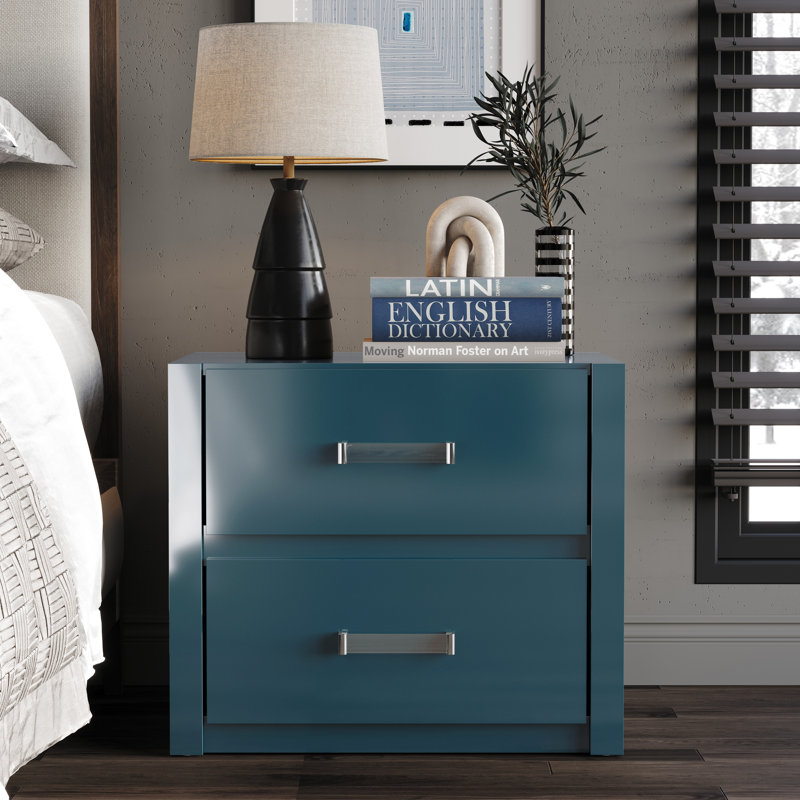 NIGHTSTAND IN TEAL, Teal