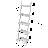 Lado 5-Tier 67" H x 18" W Wood Leaning Ladder Bookcase-88097088