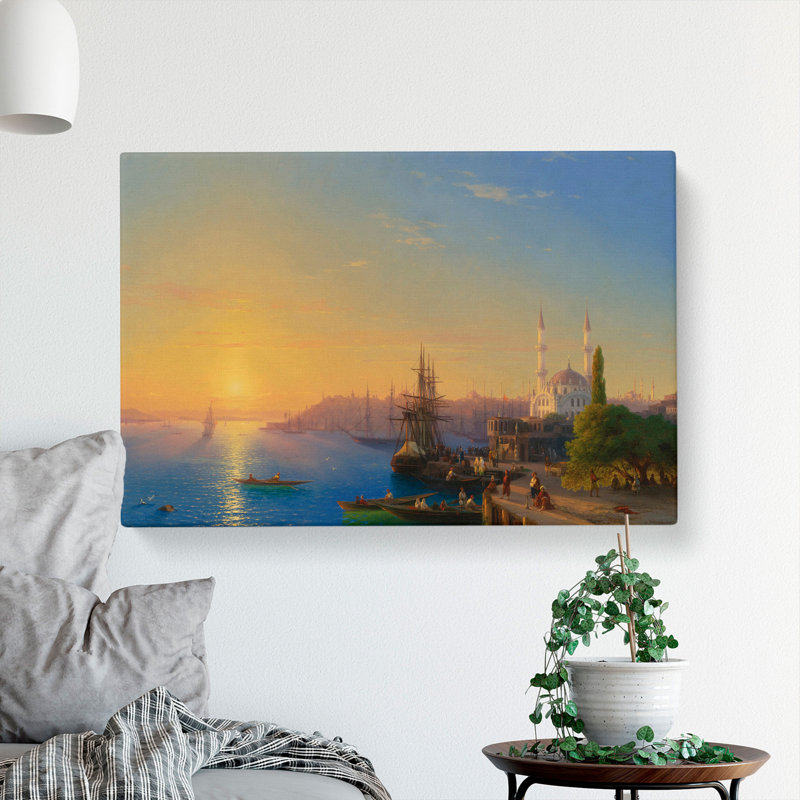 View Of Constantinople by Ivan Aivazovsky - Wrapped Canvas, 40cm H x 60cm W x 3cm D