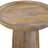 Matney Dayton 13"W Solid Mango Wood Contemporary Round End Table with Textured Finish-108257868