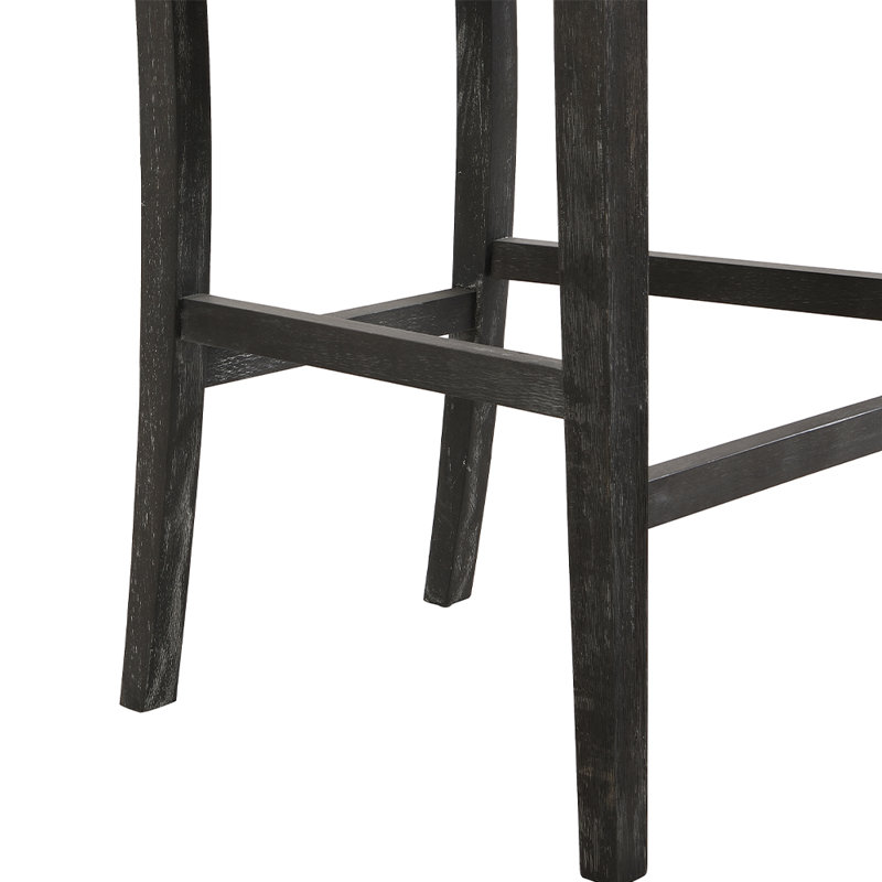 Tabourets de bar 30,5 po Laverock, Gris / Noir