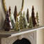 Marron Vintage Light Green LED Glass Tabletop Trees, Set of 2-1213358064
