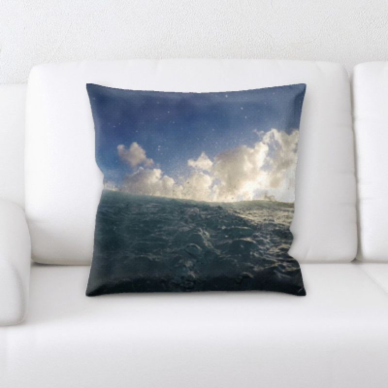 Go Pro Microsuede Reversible Throw Pillow