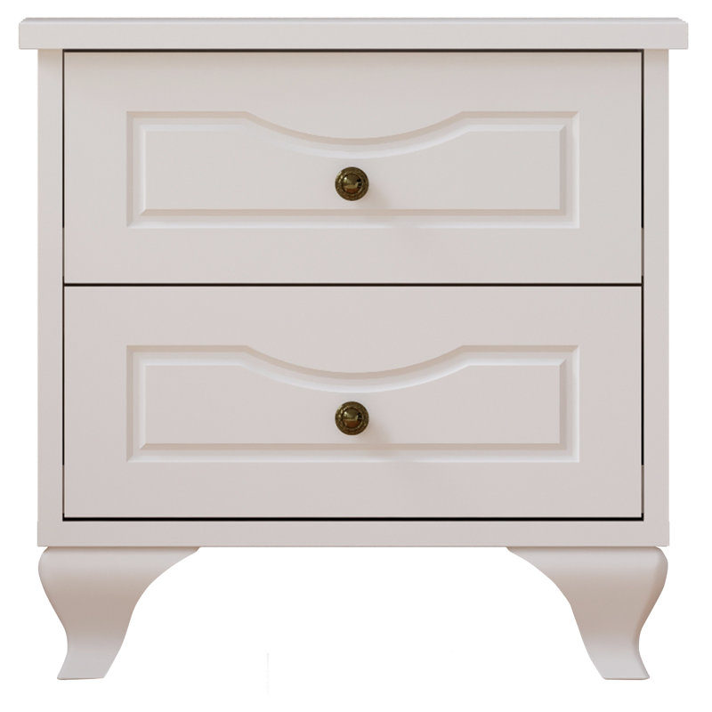 Antrina 45cm W Manufactured Wood Bedside Table