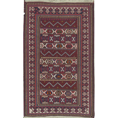 Tapis rouge noué à la main de haute qualité