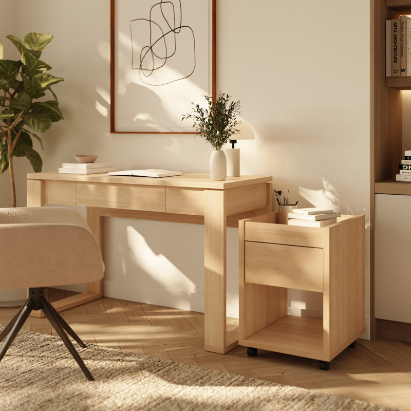 Classeur mobile Solen, Beige