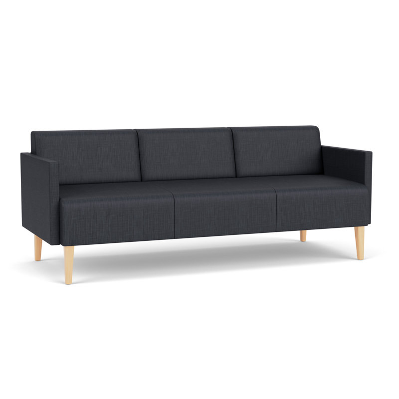 Luxe Lounge Reception Sofa, Plot Line Cauldron, Natural Wood