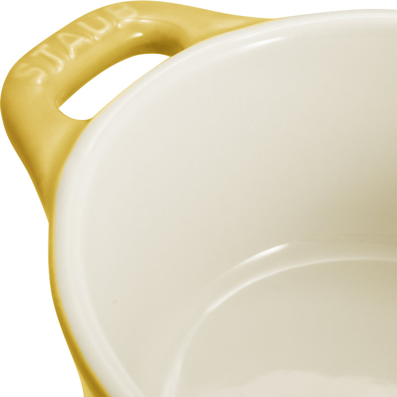 Staub Ceramic 3-Piece Mini Round Cocotte Set - Citron