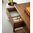 50.39" Brown Rectangular Solid Wood Console Table