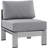 Ensemble de canapé modulaire d'extérieur en aluminium 5 pièces Shore-23592943