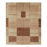 Rug & Kilim’S Modern Cubist Style Rug With Beige-Brown Geometric Patterns