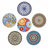 Round Ceramic Outdoor Side Tableful