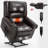 Power Lift Recliner Chair Heat Massage Dual Motor Infinite Position Up To 350 LBS, Faux Leather, Heavy Duty Motion Mechanism With USB Ports-1615360593