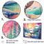«Kawaii Color With Deer In Canada - Aurora Borealis», ensemble d'art sur toile-107739626