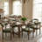 Upholstered Dining Barrel Chair Set of 2, Extra-Wide 20” Seat, Deep Cushioned Comfort, Plush Fabric, Solid Wood Legs-697240347
