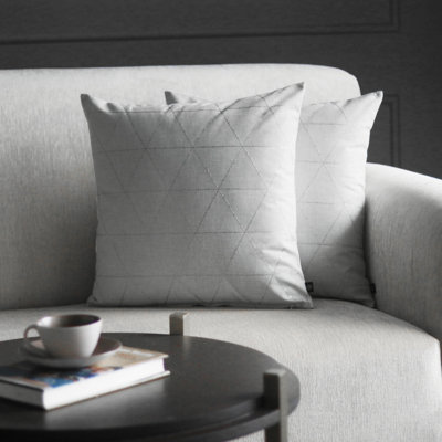 Embroidered Cotton Blend Pillow Cover