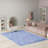 Arranjeet Machine Washable Blue Indoor Rug-107264568