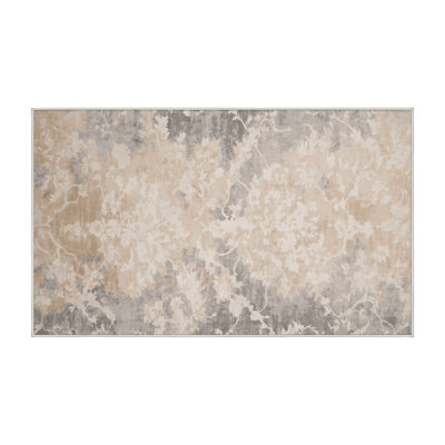 Machine Washable Gray Area Rug