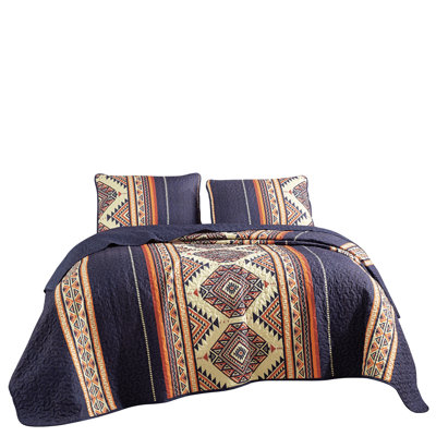 Yanna Luxury 3 Piece Reversible Bedspread