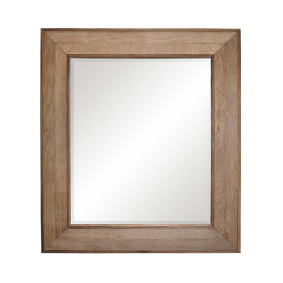 Vintner Rustic Beveled Bathroom Mirror