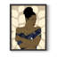 «Ethnic Beauty II», reproduction encadrée - bois massif-100626577-100626571