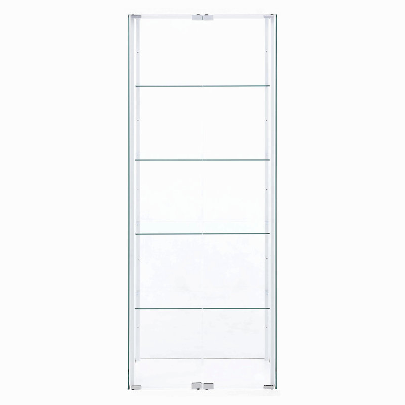 Vitrine à 4 tablettes, Blanc