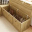 Banc de rangement en coin pour chaussures