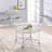 White Oak And Chrome Round Coffee Table