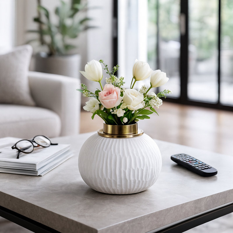 Handmade Clay Table Vase