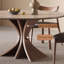 Table de salle à manger ronde en pierre frittée minimaliste-710962977