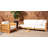 Brailon 83.5 " W Straight Teak Solid Wood Patio Sofa with Cushions