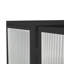 Armoire murale moderne 23,62 po à deux portes avec rangement fermé à deux niveaux-666887609