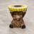 Highland Cow Stool with Sunflower Top