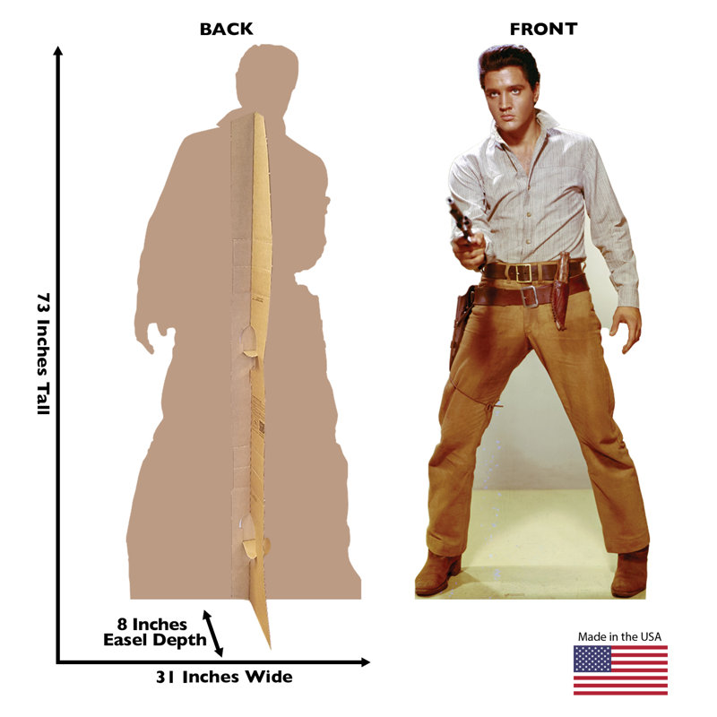 Elvis Presley 73'' Musicians Cardboard Standup